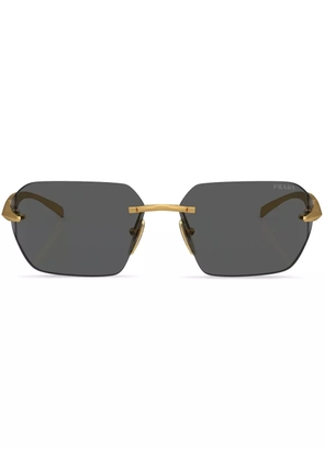 Prada Eyewear Runway frameless sunglasses - Gold