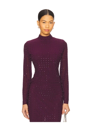 Steve Madden Melvina Top in Burgundy. Size L. Also in M, S, XL, XS.