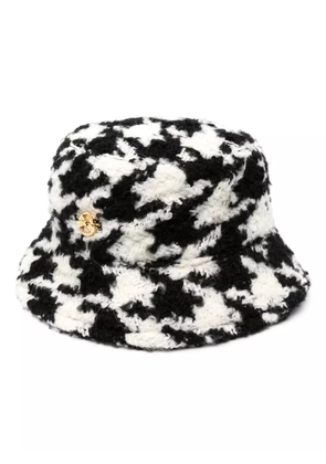 Nina Ricci houndstooth bucket hat - Black