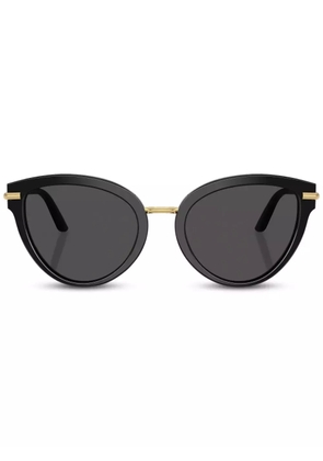 Dolce & Gabbana Eyewear logo-engraved sunglasses - Black