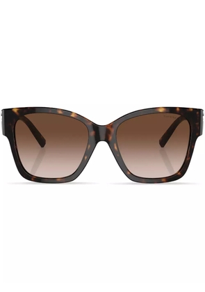 Tiffany & Co Eyewear Heart-plaque square-frame sunglasses - Green