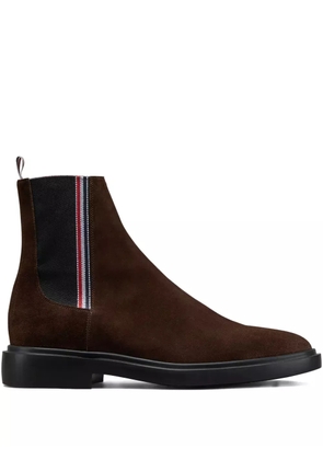 Thom Browne RWB-stripe suede boots
