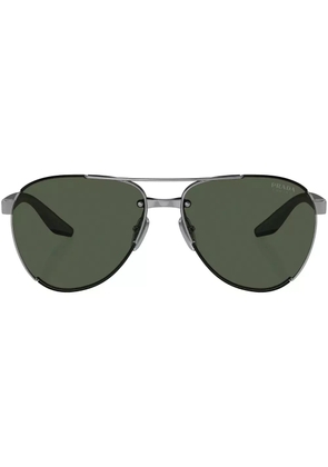 Prada Eyewear Linea Rossa sunglasses - Silver