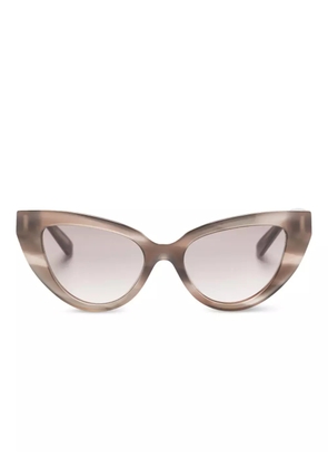 Dolce & Gabbana Eyewear cat-eye-frame sunglasses - Brown