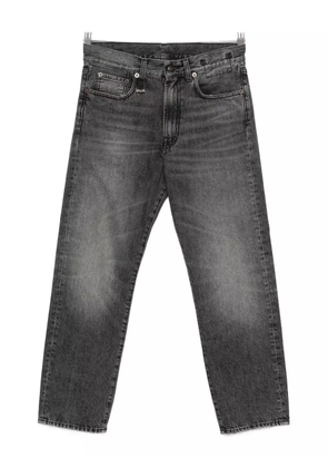 R13 logo-patch jeans - Black