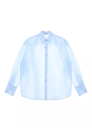 Carven taffeta shirt - Blue