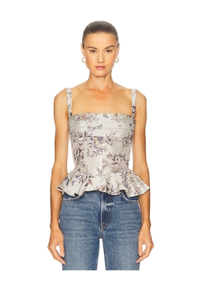 V. Chapman Effie Top in Light Grey. Size 00. Also in 0, 10, 12, 6.