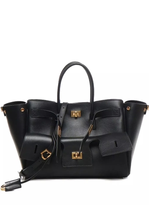 Balenciaga small Bell Air leather tote bag - Black