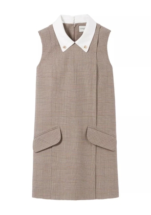 Claudie Pierlot mini checked dress - Neutrals