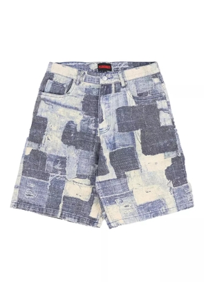 Pleasures Boro denim shorts - Blue