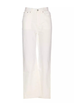 DUNST logo-patch jeans - White