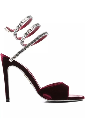 René Caovilla 105mm Cleo Spark sandals - Red