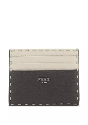 FENDI two-tone cardholder - Neutrals
