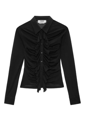 MSGM long-sleeved shirt - Black