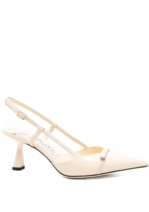 Jimmy Choo 65mm bow-detail pumps - Neutrals