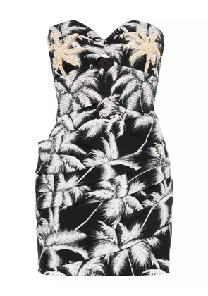 Johanna Ortiz Sombra Tropical mini dress - Black