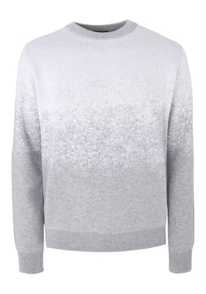 Peserico ombre-effect crewneck sweater - Grey