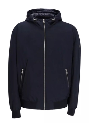 BOSS water-repellent padded hooded jacket - Blue