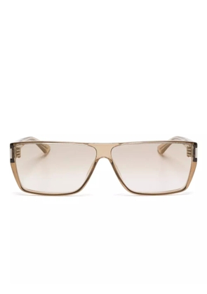 Saint Laurent Eyewear rectangle-frame sunglasses - Brown