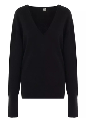 TOTEME V-neck sweater - Black