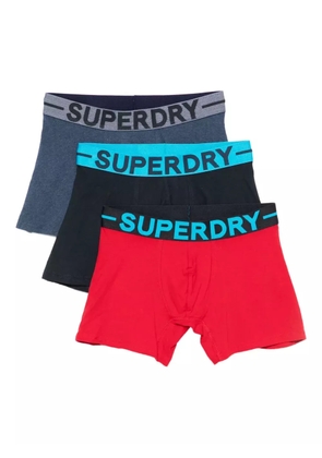 Superdry logo-waistband boxers (pack of three) - Blue