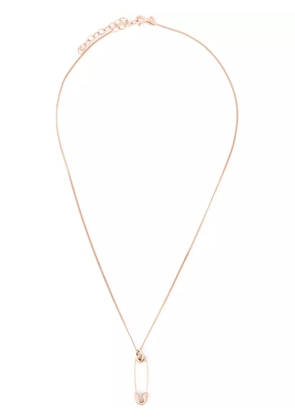 True Rocks small safety pin necklace - Metallic