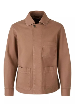 Nine In The Morning classic-collar shirt jacket - Brown