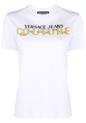 Versace Jeans Couture logo-print cotton T-shirt - White