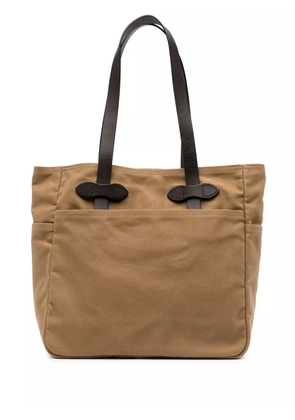 Filson flat top-handle tote bag - Neutrals