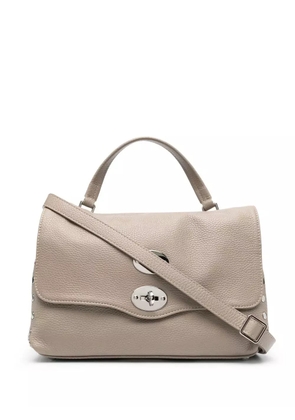 Zanellato small Postina® leather tote bag - Neutrals
