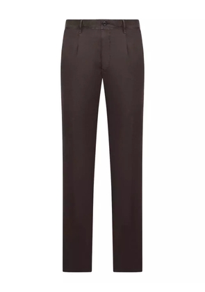 Incotex pleated-front trousers - Brown