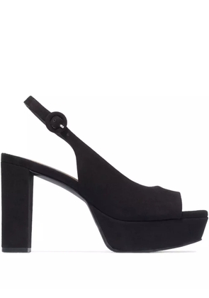 Bernardo 90mm Vega peep-toe platform pumps - Black