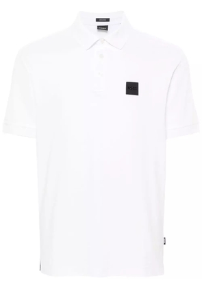 BOSS appliqué-logo polo shirt - White