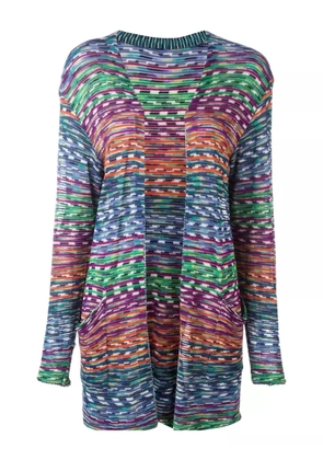 Missoni Pre-Owned 2000 open-front knitted cardigan - Blue