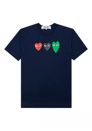 Comme Des Garçons Play heart-print T-shirt - Blue