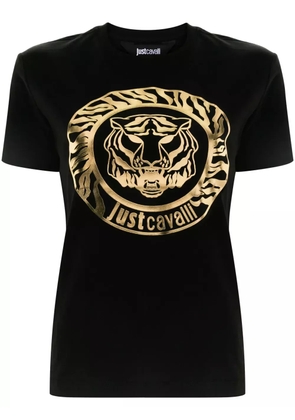 Just Cavalli tiger head-print T-shirt - Black