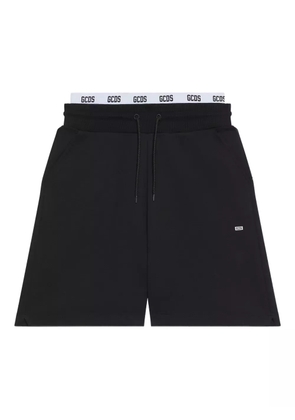 GCDS drawstring-waist shorts - Black