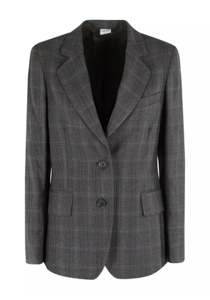 ASPESI check-pattern blazer - Grey