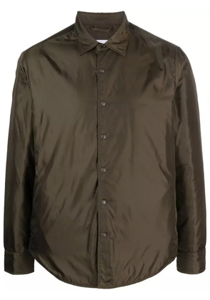 ASPESI Lilo taffeta padded overshirt - Green