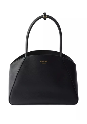 Prada large leather tote bag - Black