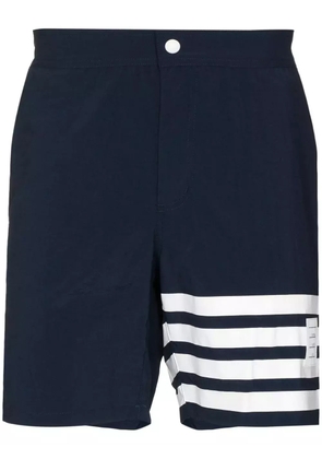 Thom Browne 4-bar Solid Tech Swim Short - Blue