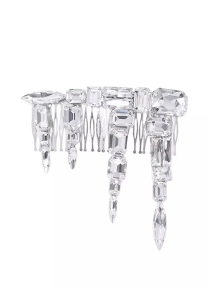 AREA crystal-cluster hair pin - Silver