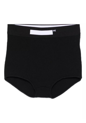 MEDEEA high-waisted shorts - Black