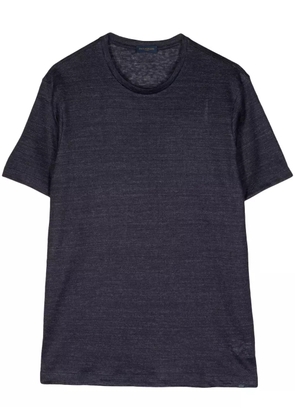 Paul & Shark crew-neck linen T-shirt - Blue