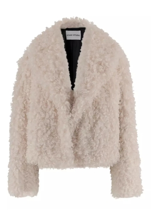 STAND STUDIO wide-collar jacket - Neutrals