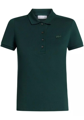 Lacoste logo-appliqué cotton polo shirt - Green