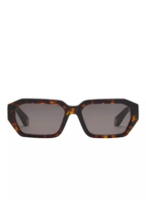 Roberto Cavalli geometric-frame sunglasses - Brown