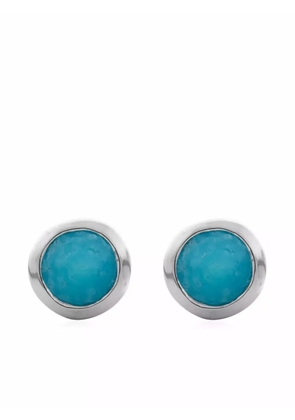 Monica Vinader mini gem stud earrings - Silver