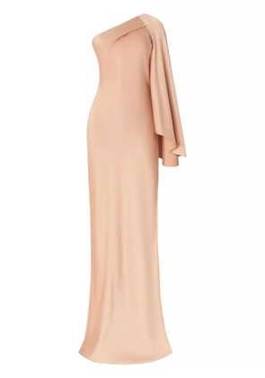 Genny cape maxi dress - Pink