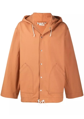 Marni oversized hooded jacket - Orange